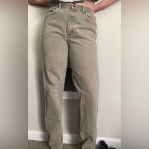 Vintage Lee Jeans Size 35X35 (Fit like a modern 30) Tan
